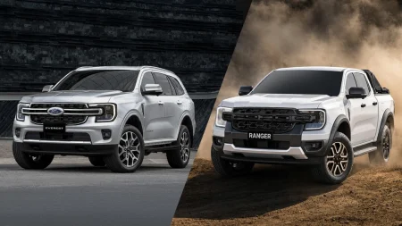 Ford Everest titanium 4x4+ and ford ranger sport 4x4+