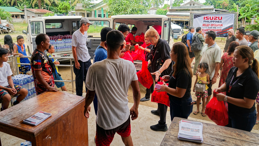 Isuzu Philippines Sarangani Earthquake relief