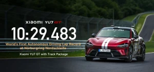 Xiaomi YU7 GT with Track Package Nurburgring autonomous lap