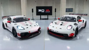 Manthey Racing 911 GT3 Cup MR 30 and 718 Cayman GT4 RS Clubsport MR 30