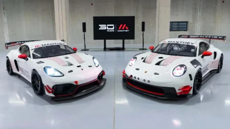 Manthey Racing 911 GT3 Cup MR 30 and 718 Cayman GT4 RS Clubsport MR 30