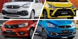4-way comparison: Suzuki Celerio vs. Toyota Wigo vs. Honda Brio vs. Mitsubishi Mirage